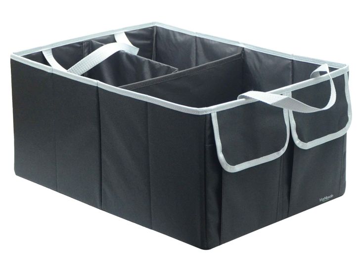 Opbergbox auto organizer zwart klittenband opvouwbaar