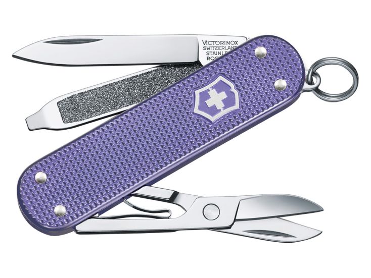 Victorinox Classic Alox Electric Lavender zakmes