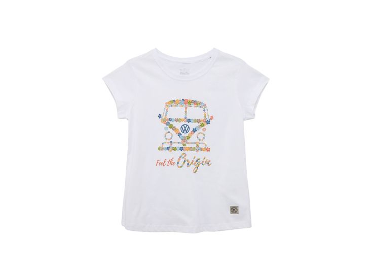 Van One Flower Bulli dames T-Shirt - White