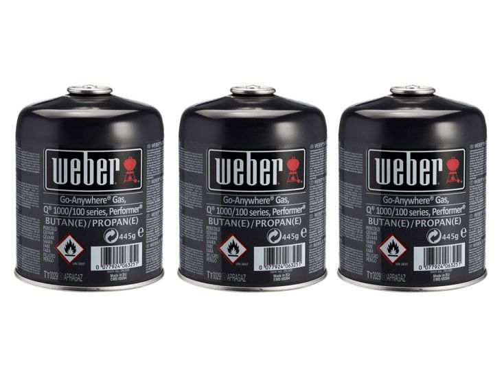 Weber gasbusjes - 3 stuks