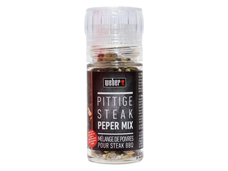 Weber pittige steak peper mix in molen
