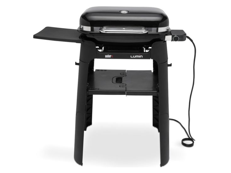 Weber Lumin Black staande elektrische barbecue