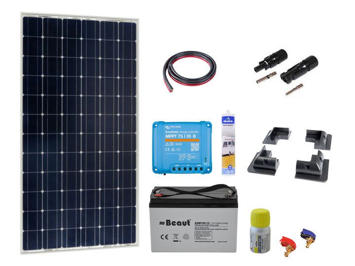 Victron 150 watt AGM zonnepaneelset