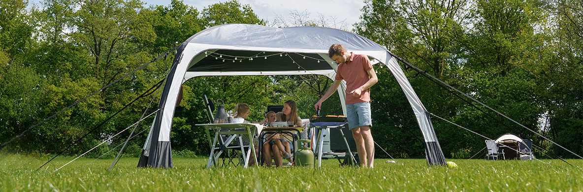 partytent opzetten