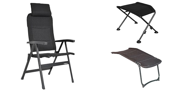 Westfield Ergofit standenstoel en Westfield voetenbanken