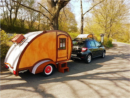 Een kijkje in de caravan van Guido