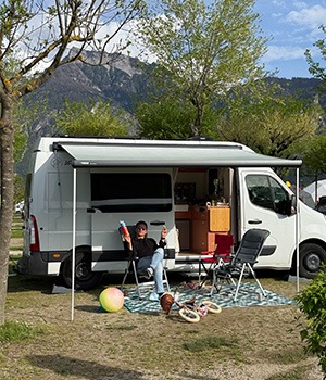 camper Judith met obelink stoelen