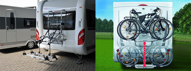 mobiele fietsendragers achterwand camper