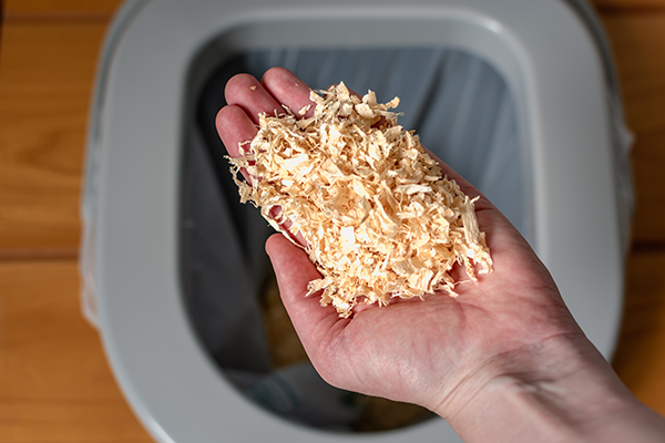 strooisel droogtoilet camping